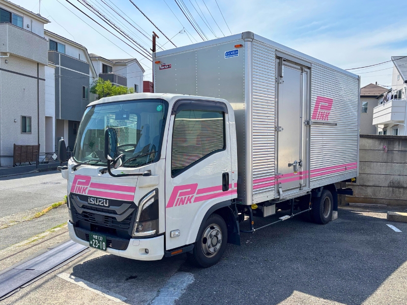 自慢のピンク車両